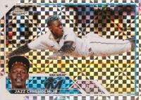 2023 Topps Chrome #218 Jazz Chisholm Jr. X-Fractor Baseball Card