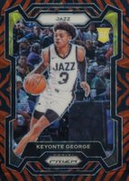 2023 Panini Prizm #127 Keyonte George Tiger Stripes Choice Basketball Card