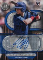2024 Topps Tribute Tribute Autographs #TAPC Pete Crow-Armstrong Blue Baseball Card
