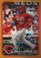 2024 Topps Chrome Update #USC150 Elly de La Cruz Gold Refractor Baseball Card