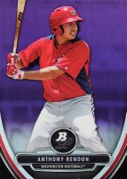 2013 Bowman Platinum Chrome Prospects #25 Anthony Rendon Purple Refractor Baseball Card
