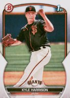 2023 Bowman Paper Prospects #BP93 Kyle Harrison Baseball Card