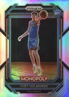 2022 Panini Prizm Monopoly #63 Chet Holmgren Silver Prizm Basketball Card