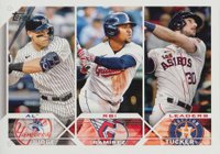 2023 Topps #241 Aaron Judge/Jose Ramirez/Kyle Tucker Baseball Card