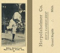 1916 Herpolsheimer Co. #48 Bill Donovan Baseball Card