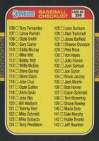 1987 Leaf #259 Checklist 106-183 Baseball Card