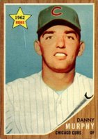 1962 Topps #119GT Danny Murphy Green Tint Baseball Card