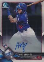 2018 Bowman Rookie Autographs Chrome #AV Alex Verdugo Baseball Card