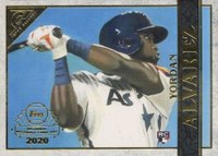 2020 Topps Chrome Topps Gallery Preview National Baseball Day #GP9 Yordan Alvarez Baseball Card