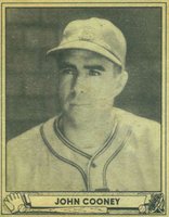 1940 Play Ball #60 John Cooney Baseball Card