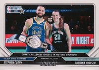 2023 Panini Instant #363 Sabrina Ionescu/Stephen Curry Basketball Card