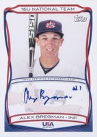 2010 Topps USA Baseball Autographs #ATBD Alex Bregman Baseball Card
