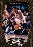 1998 Upper Deck Choice Starquest #SQ14 Alonzo Mourning Gold Basketball Card