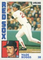 1984 O-Pee-Chee #30 Wade Boggs Baseball Card