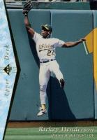 1995 SP #182 Rickey Henderson Silver Baseball Card