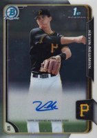 2015 Bowman Chrome Draft Pick Autograph #BCAKN Kevin Newman Baseball Card