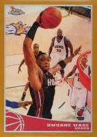 2009 Topps Chrome #51 Dwyane Wade Gold Refractor Basketball Card