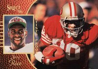 1996 Select #33 Jerry Rice Artist's Proof Football Card