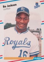 1988 Fleer #260 Bo Jackson Baseball Card