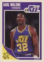 1989 Fleer #155 Karl Malone Basketball Card
