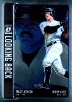 2018 Panini Donruss Optic Looking Back #LB3 Aaron Judge/Reggie Jackson Baseball Card