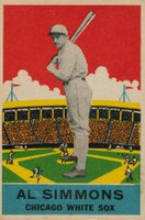 1933 DeLong #2 Al Simmons Baseball Card