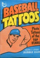 1971 Topps Tattoos Perforated #WP Wax Pack Baseball Card