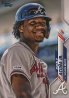 2020 Topps #150 Ronald Acuna Jr. SSP-Close up Baseball Card