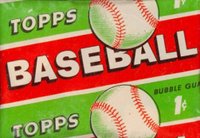 1955 Topps #WP Wax Pack 1 Cent Baseball Card