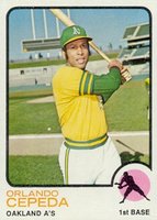 1973 Topps #545 Orlando Cepeda Baseball Card