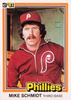 1981 Donruss #11 Mike Schmidt Baseball Card