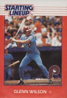 1988 Kenner Starting Lineup # Glenn Wilson Baseball Card