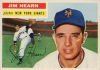 1956 Topps #202 Jim Hearn Baseball Card
