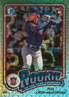 2024 Bowman Mega Box Chrome Rookie of the Year Favorites #ROY13 Pete Crow-Armstrong Baseball Card