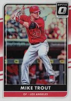 2016 Panini Donruss Optic #89 Mike Trout Holo Baseball Card
