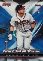 2019 Bowman's Best Neophyte Sensations #NS-3 Austin Riley Baseball Card