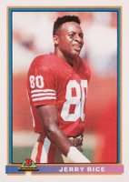 1991 Bowman Football #470 Jerry Rice Football Card