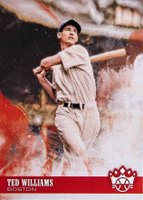 2018 Panini Diamond Kings #9 Ted Williams White Jersey Baseball Card