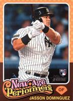 2024 Topps Heritage Mini New Age Performers #NAP26 Jasson Dominguez Baseball Card