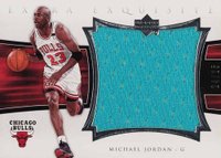 2004 Upper Deck Exquisite Collection Extra Exquisite Jerseys #EE-MJ1 Michael Jordan Basketball Card