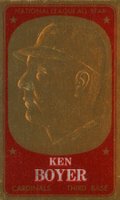 1965 Topps Embossed #47 Ken Boyer Baseball Card