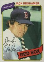 1980 Topps #349 Jack Brohamer Baseball Card