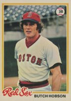 1978 O-Pee-Chee #187 Butch Hobson Baseball Card