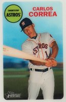 2017 Topps Heritage 1968 Topps 3D #CC Carlos Correa Baseball Card