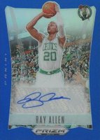 2023 Panini Prizm Deca Signatures #DSRAY Ray Allen Blue Prizm Basketball Card