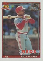 1991 Topps Desert Shield #604 Billy Hatcher Baseball Card