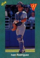 1991 Classic #T78 Ivan Rodriguez Series III Baseball Card