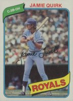 1980 Topps #248 Jamie Quirk Baseball Card