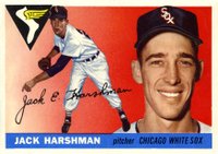 1955 Topps #104 Jack Harshman Baseball Card