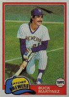 1981 Topps #56 Buck Martinez Baseball Card